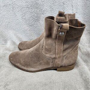 Frye Shoes Womens Size 6.5 Sarah Shortie Brown Suede Ankle Booties